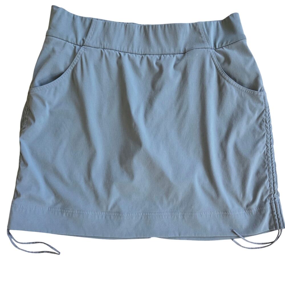 Columbia Omni-shield All Seasons Ruched Skort size large city grey